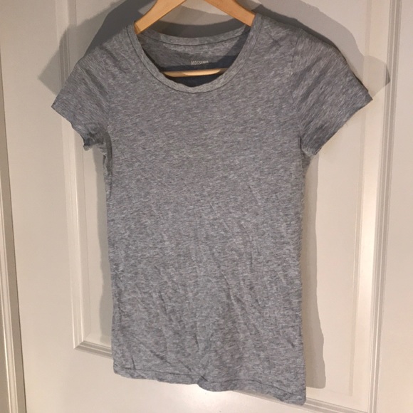 Women's Mossimo cute t-shirt, XS, Heather gray - Picture 3 of 4